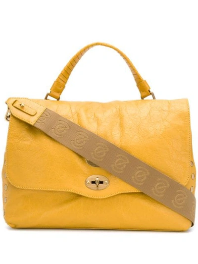 Zanellato Textured Tote Bag In Yellow