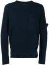 Stone Island Shadow Project Slim-fit Jumper In Blue