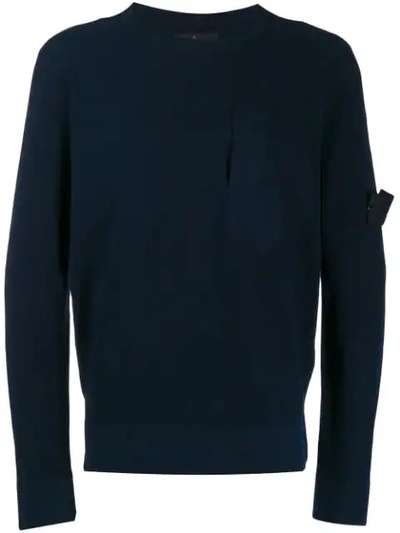 Stone Island Shadow Project Slim-fit Jumper In Blue