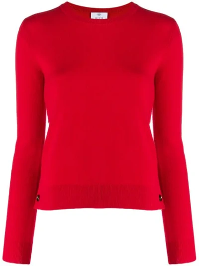 Allude Slim-fit Cashmere Jumper In Red