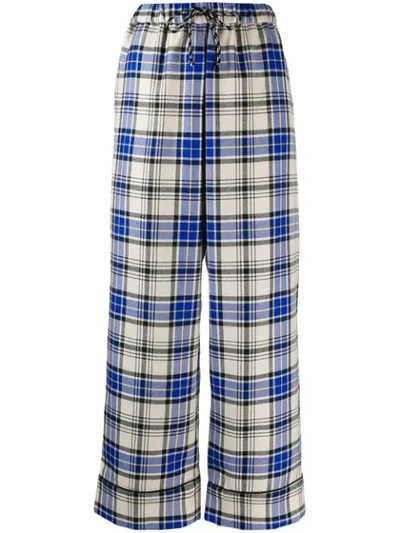 Shrimps Palazzo Trousers In Blue