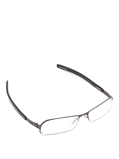 Ic! Berlin Emden Optical Glasses In Brown