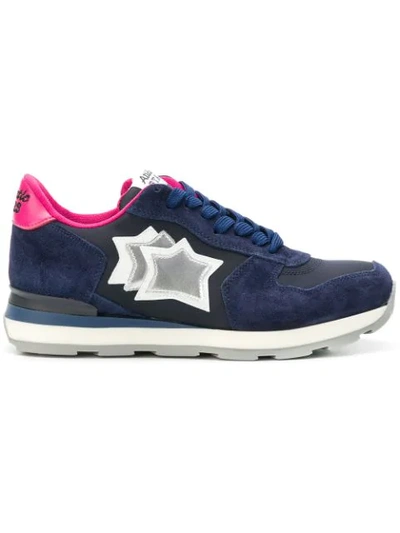 Atlantic Stars Vega Dark Blue And Fuchsia Sneakers