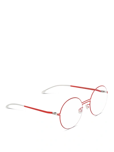 Mykita Lovisa Red Metal Eyeglasses