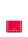 Valentino Garavani Garavani Rockstud Wallet In Red