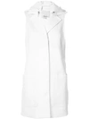 3.1 Phillip Lim / フィリップ リム Hooded Concealed Fastening Vest In White