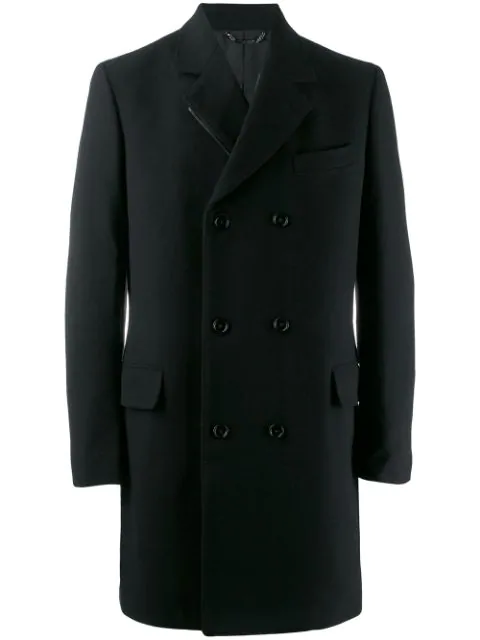 Dolce & Gabbana Double-breasted Coat In Black | ModeSens