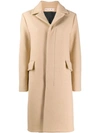Marni Single Breasted Coat In 00w33 Sesame