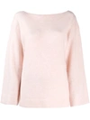 3.1 Phillip Lim / フィリップ リム Boat Neck Jumper In Pink