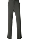 Prada Slim-fit Tailored Trousers In F0d65