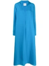 Alysi Tunic Shirt Dress In Blue