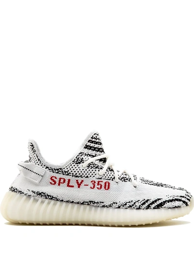 Adidas Originals Yeezy Boost 350 V2 "2017 Release" Sneakers In White/black/red