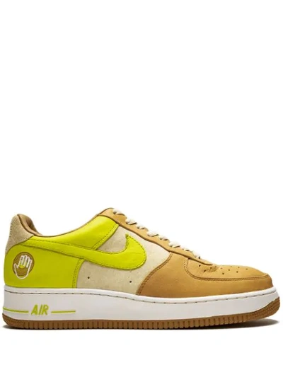 Nike Air Force 1 Premium '07 Sneakers In Brown ,yellow