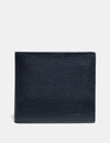 Coach 3-in-1 Wallet With Signature Canvas Detail In Midnight/charcoal