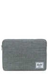 Herschel Supply Co Anchor 15-inch Macbook Sleeve In Raven Crosshatch