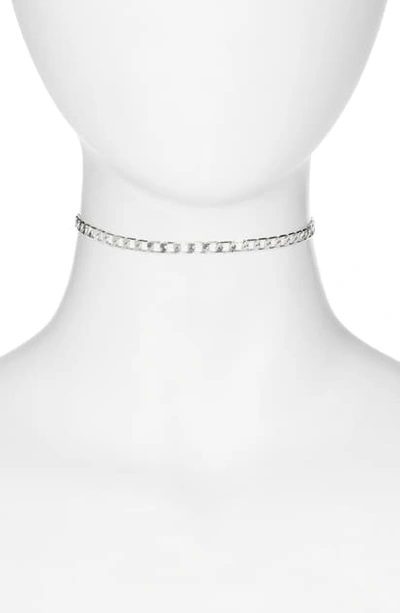 Jenny Bird Walter Chain Choker Necklace In Silver