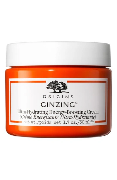 Origins Ginzing&trade; Ultra-hydrating Energy-boosting Cream 1.7 oz/ 50 ml In Beige,brown