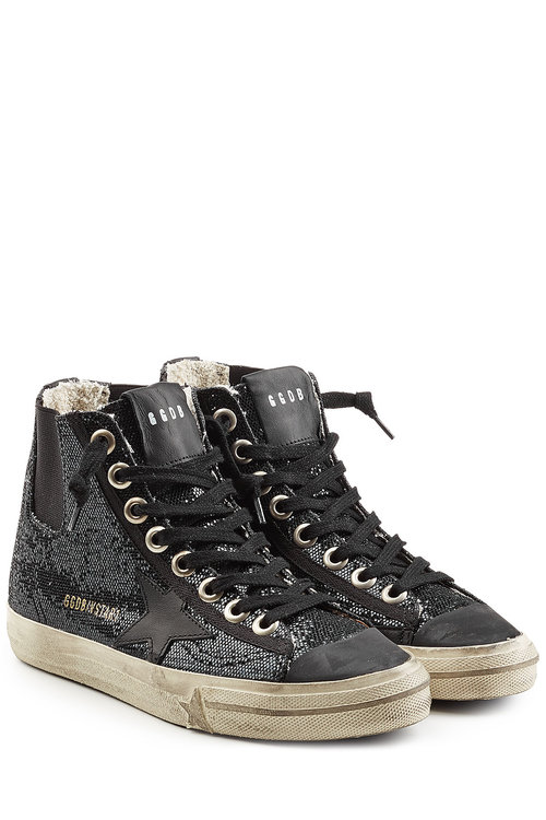 black golden goose high tops