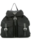 Prada Vintage  Backpack - Black