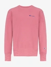 Champion Crew-neck Sweatshirt In Purple