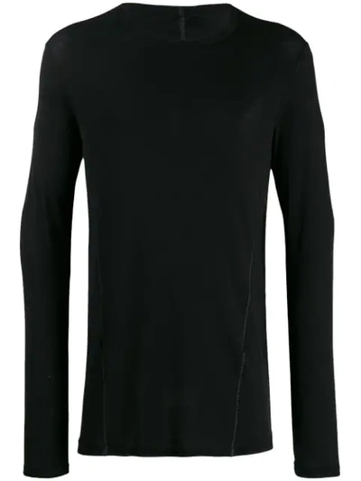 Masnada Round Neck Jumper In Black