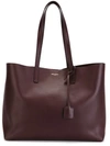 Saint Laurent Classic Shopper Tote In 6127 Burgundy