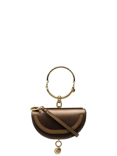 Chloé Nile Minaudière Cross-body Bag In Brown