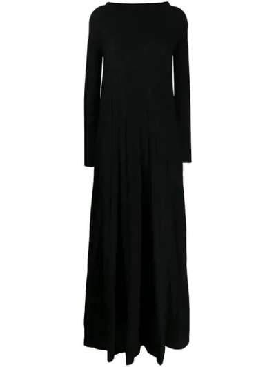 L'autre Chose Abito Off-the Shoulder Dress In Black