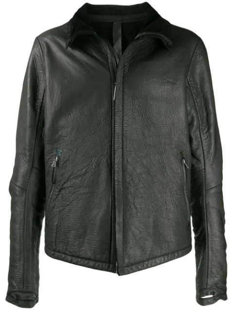 Isaac Sellam Experience Aguerri Zip Up Jacket In Grey Modesens