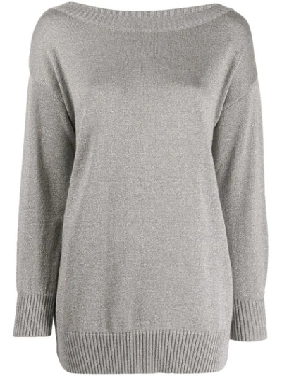 P.a.r.o.s.h Long Sleeved Pullover In Grey