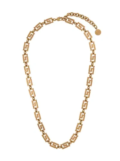 Versace Grecamania Necklace In Gold