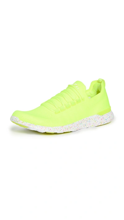 Apl Athletic Propulsion Labs Techloom Breeze Sneakers In Energy/white/speckle