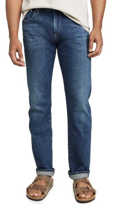 Citizens Of Humanity Gage Classic Straight Jeans In Barent Wash