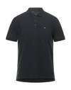 Rag & Bone Men's Interlock Knit Polo Shirt In Black
