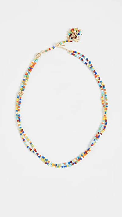 Roxanne Assoulin Sprinkle Beaded Necklace In Multi