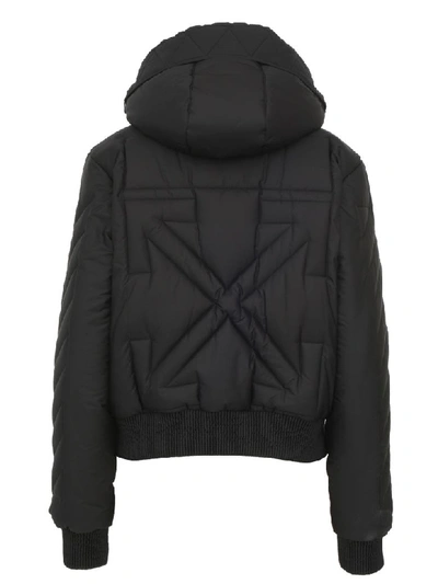 Off-white Down Jacket Off White In Black