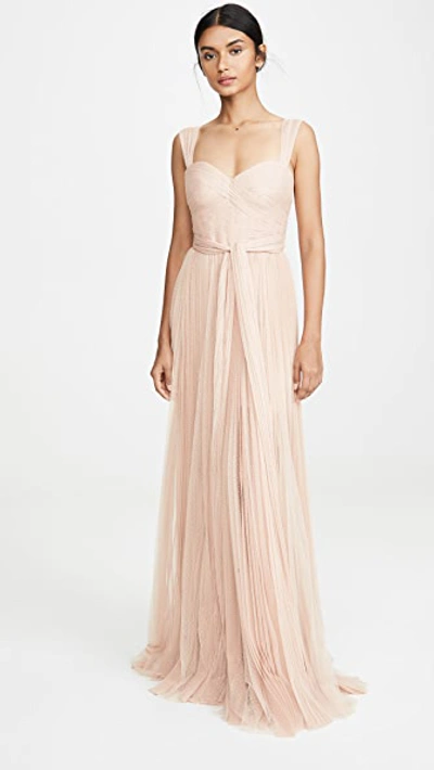 sachin and babi light blue dress Jenny by Jenny Yoo Sienna Strapless Drop-Waist Wedding Gown main image 1