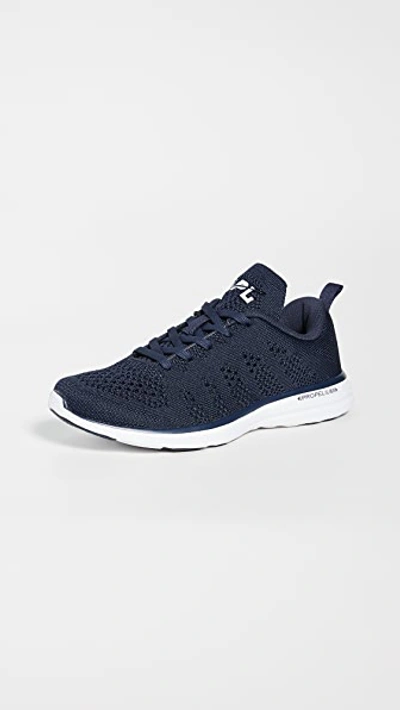 Apl Athletic Propulsion Labs Techloom Pro Sneakers In Midnight/white