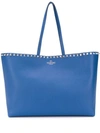 Valentino Garavani Rockstud Tote  In 988 Blue