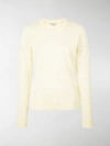 Fendi Ff Motif Jumper In Yellow