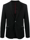 Hugo Arlido Slim-fit Single-breasted Jacket In Black