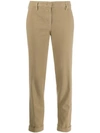 Aspesi Slim Fit Chinos In Neutrals