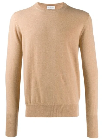 Ballantyne Crew-neck Cashmere Sweater In Neutrals