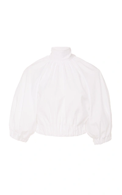 Andres Otalora Dimasse Linen Blouse In White