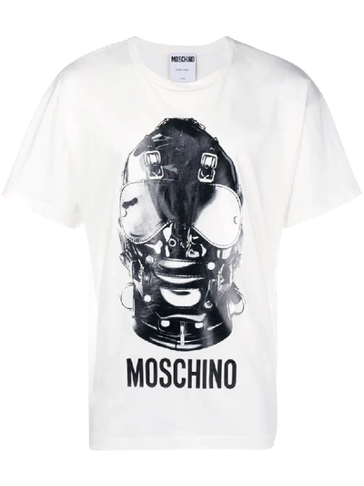 Moschino Graphic Print T-shirt In White