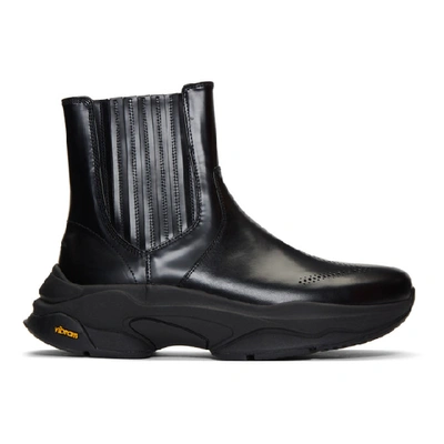 Wooyoungmi Vibram Chunky Ankle Boots In Black