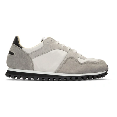 Spalwart Grey Marathon Trail Low Gb Sneakers In Grey/white