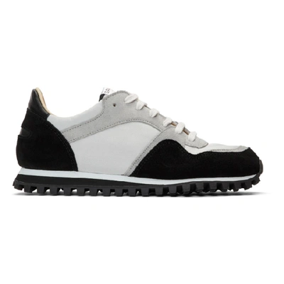 Spalwart Black Marathon Low Sneakers In Black/grey