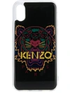 Kenzo Black 3d Tiger Logo Iphone X/xs Case In 99a Black