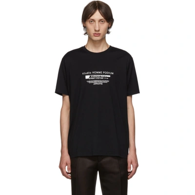 Givenchy 'studio Homme Podium' T-shirt In Black | ModeSens